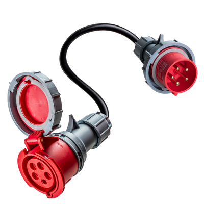 32A 5-polige CEE naar 16A 5-polige CEE adapter