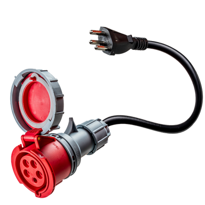 32A 5-polige CEE naar Type J Adapter voor Zwitserland