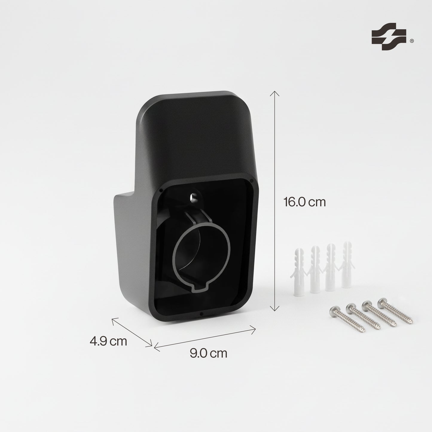 Stekkerhouder voor EV Type 1-laadkabel