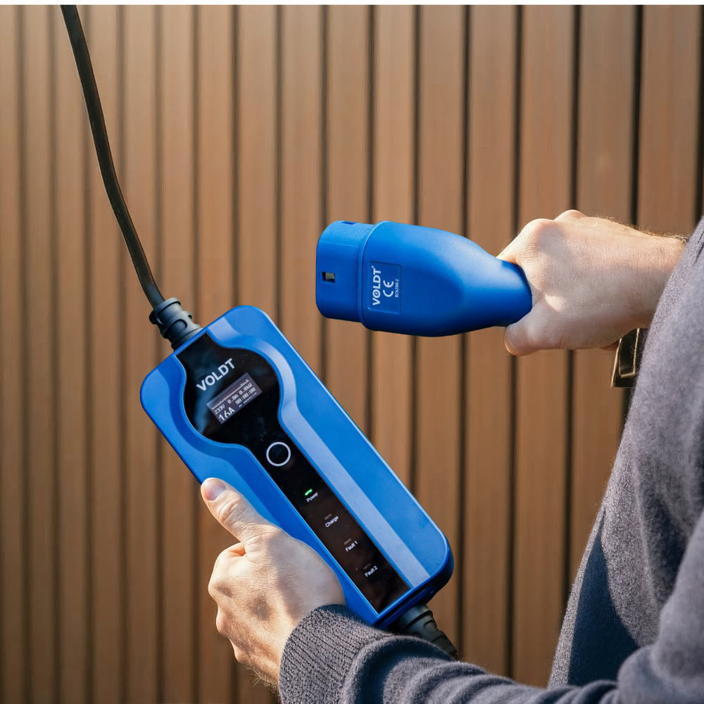 Type 2 - 230V stopcontact Schuko | Regelbaar 8A - 16A | 3,7kW laadkabel