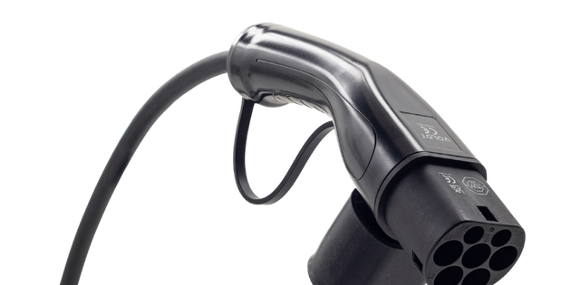 Adapterkabel type 2 (laadstationzijde) naar 16A 3-polige blauwe CEE contactdoos