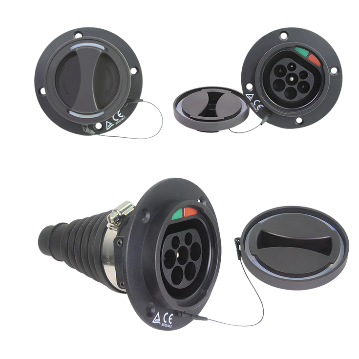 Type 2 stopcontact voor auto | 1 fase | 16A/32A