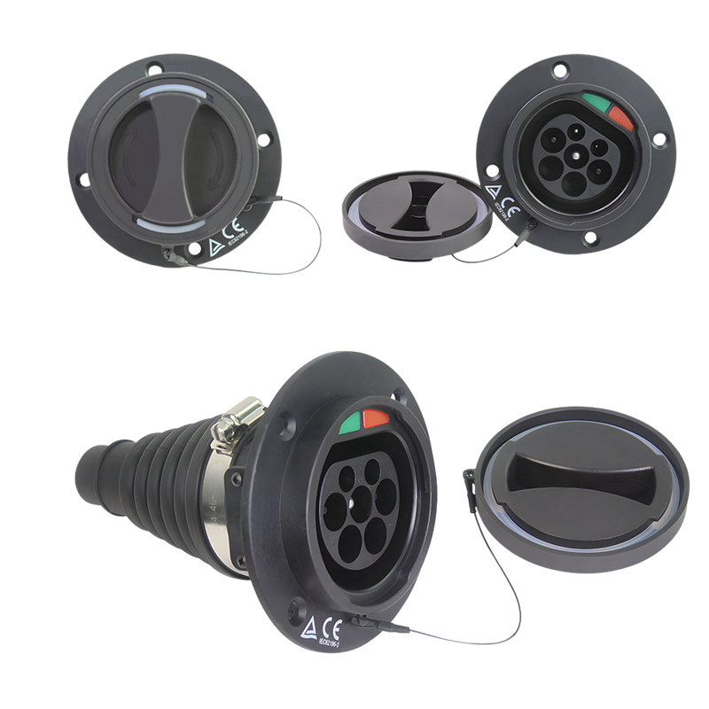 Type 2 stopcontact voor auto | 3 fase | 63A