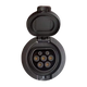 Type 2 stopcontact voor laadstation | 1 fase | 16A/32A