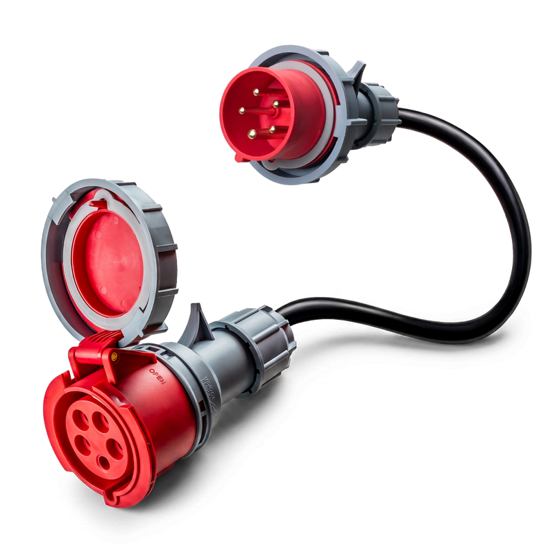 32A 5-polige CEE naar 16A 5-polige CEE adapter