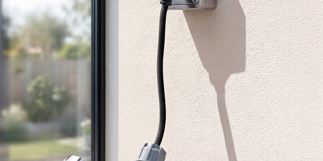 16A 5-polig naar Schuko adapter