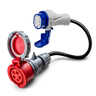 16A 5-polig CEE naar Type 3 adapter