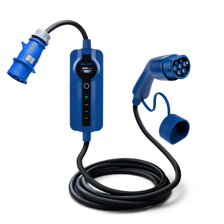Voldt® Mobiele lader CEE | 1 fase | 8A–32A | 7.4kW + APP