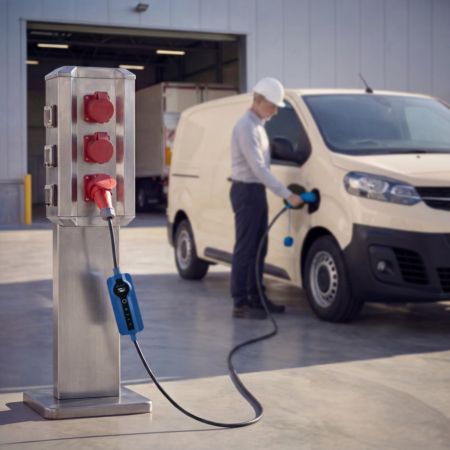 Voldt® Mobiele lader CEE | 3 fase | 8A–32A | 22kW + APP